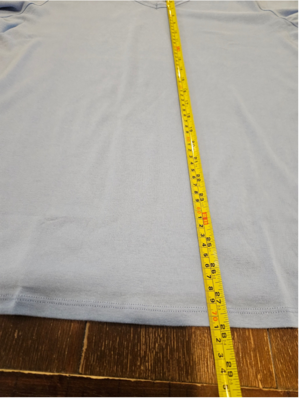 Women's Fashion Bug NWT Vintage V-Neck Short Sleeve Tee, Blue, Size 1X - Picture 11 of 11
